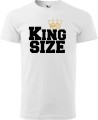 Koszulka męska kolor biały nadruk King Size AlleKoszulki Śmieszne nadruki.jpg