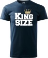 Koszulka męska kolor ciemny granat nadruk King Size AlleKoszulki Śmieszne nadruki.jpg