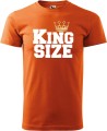 Koszulka męska kolor pomarańczowy nadruk King Size AlleKoszulki Śmieszne nadruki.jpg