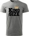 Koszulka męska kolor szary nadruk King Size AlleKoszulki Śmieszne nadruki.jpg