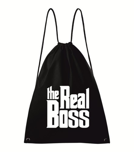 Real Boss. Worek Plecak na Obuwie, Książki. Idealne do żłobka, przedszkola, szkoły. AlleKoszulki.jpg