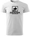 Koszulka dla dziadka Dziadek No 1 kolor biały