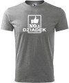 Koszulka dla dziadka Dziadek No 1 kolor szary