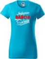 Koszulka damska Najlepsza Babcia na Świecie 03 kolor turkusowy AlleKoszulki Dzień Babci.jpg