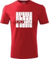 Koszulka dla dziadka Dziadek klasa sama w sobie kolor czerwony