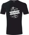 Koszulka dla dziadka z napisem Tata wie dużo ale dziadek wie wszystko kolor czarny