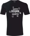 Koszulka na Dzień Dziadka z nadrukiem Najlepszy Dziadek w galaktyce kolor czarny