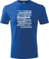 Koszulka dla Dziadka z nadrukiem Synonimy Dziadka kolor chaber