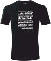 Koszulka dla Dziadka z nadrukiem Synonimy Dziadka kolor czarny