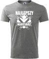 Koszulka męska Najlepszy Narciarz 01 kolor szary AlleKoszulki Dla Narciarza.jpg