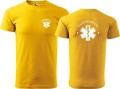 Fizjoterapeuta koszulka meska tshirt allekoszulki żółty.jpg