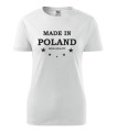 Koszulka damska Made in Poland Poland kolor biały AlleKoszulki Koszulka Patriotyczna.jpg