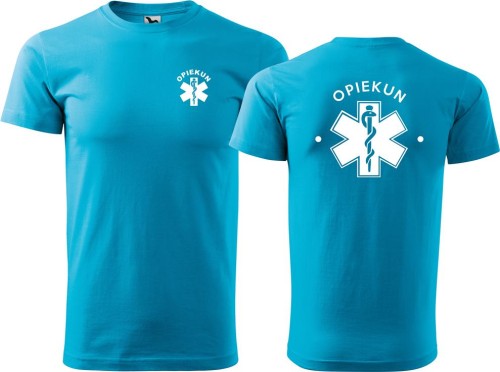 Opiekun 07 koszulka męska tshirt allekoszulki turkus.jpg