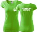 Ratownictwo Medyczne 04A Koszulka Damska z nadrukiem Allekoszulki Wałbrzych Wrocław zielony green apple.jpg