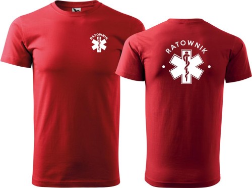 Ratownik 07 koszulka męska allekoszulki tshirt czerwony.jpg