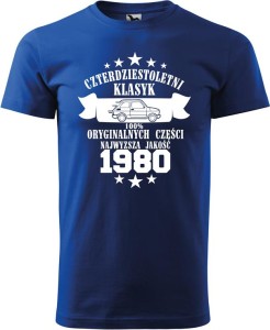 Koszulka Męska Czterdziestoletni Klasyk