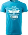 Czterdziestoletni Klasyk koszulka męska super prezent na urodziny dla niego czterdziestolatek 40 allekoszulki turkus.jpg