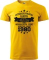 Czterdziestoletni Klasyk koszulka męska super prezent na urodziny dla niego czterdziestolatek 40 allekoszulki żółty.jpg