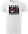Koszulka 40 urodziny męska Level Complete kolor biały
