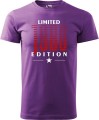 Koszulka na 40 urodziny męska nadruk Limited Edition kolor fioletowy