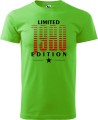 Koszulka na 40 urodziny męska nadruk Limited Edition kolor green apple