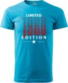 Koszulka na 40 urodziny męska nadruk Limited Edition kolor turkus