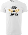 Koszulka na urodziny męska Narodziny Legendy kolor biały