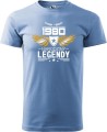 Koszulka na urodziny męska Narodziny Legendy kolor błękitny