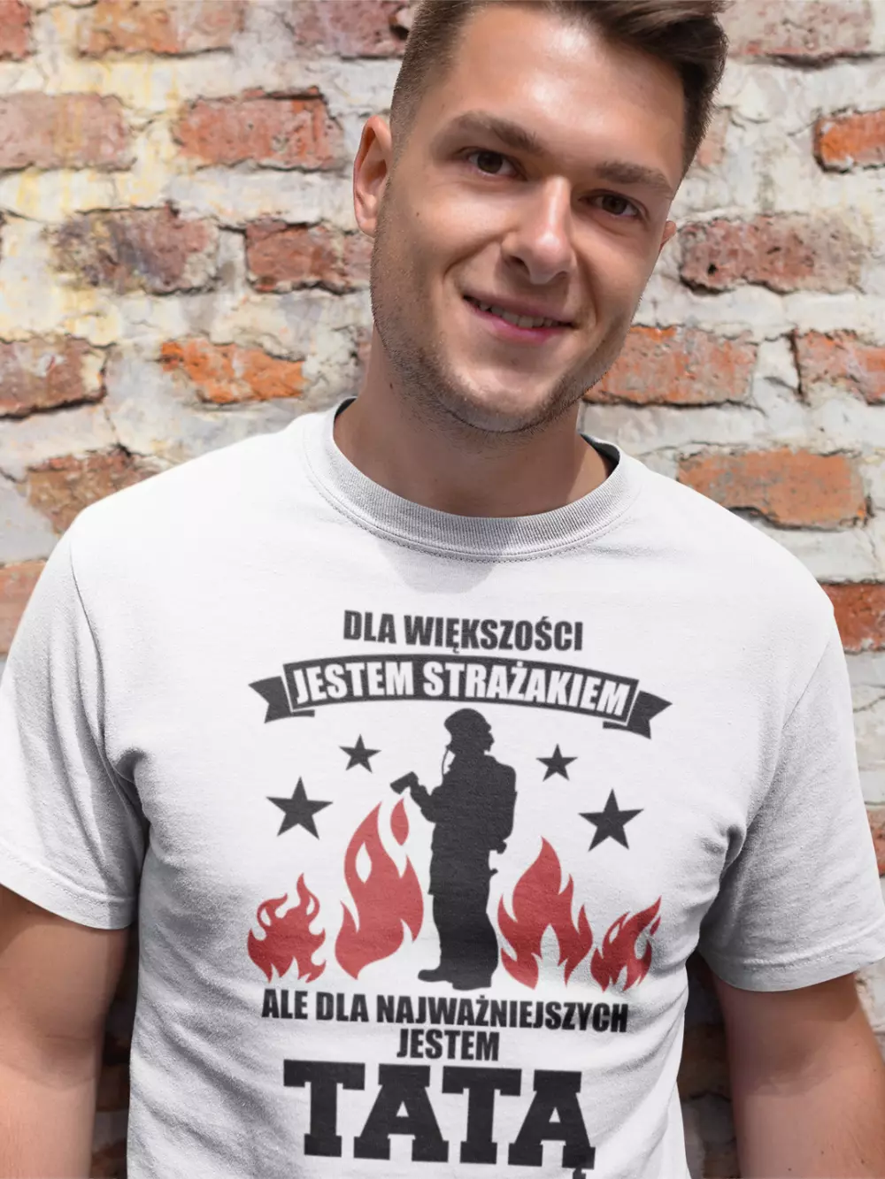 Prezent koszulka dla strażaka