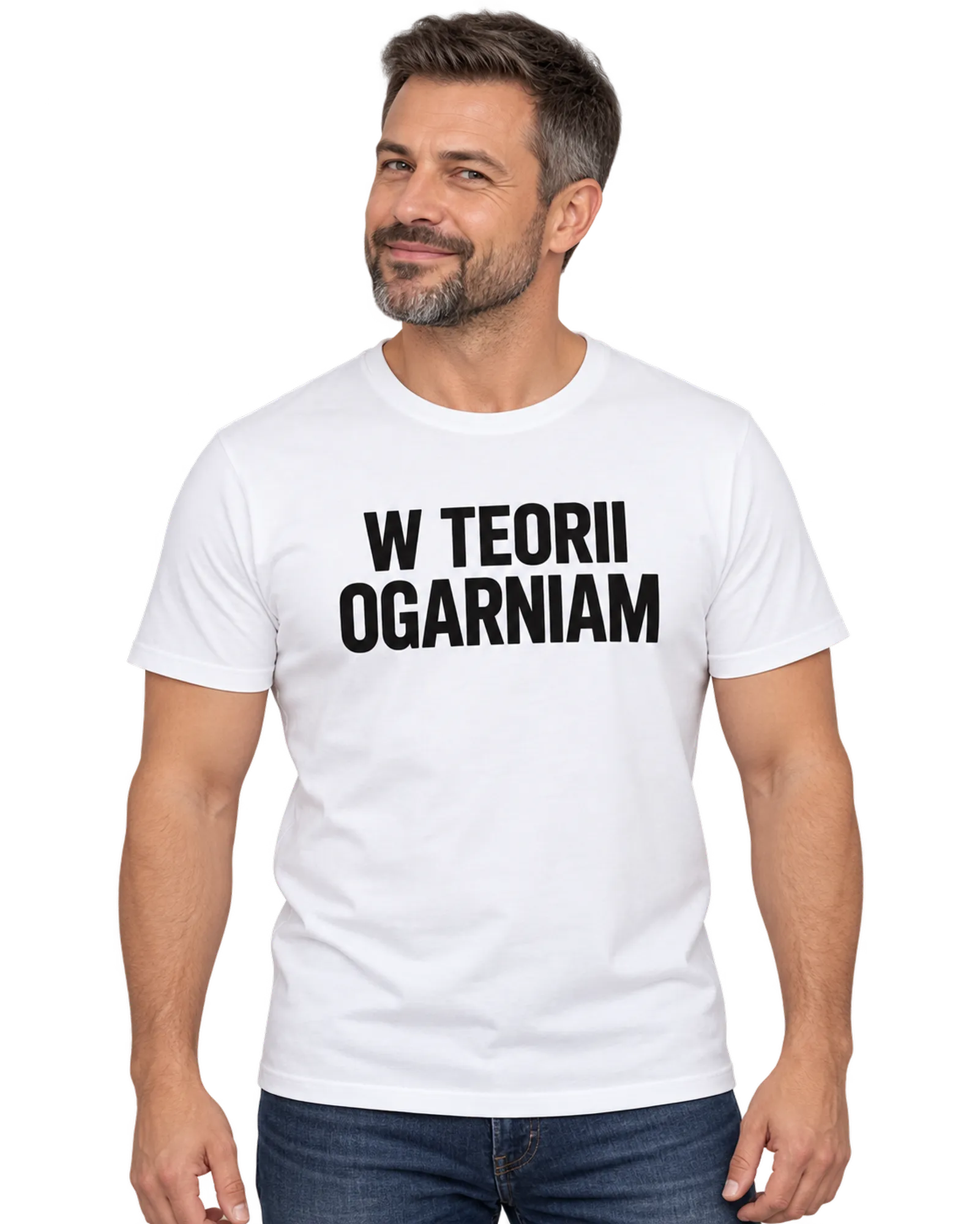 Śmieszne koszulki męskie z nadrukiem