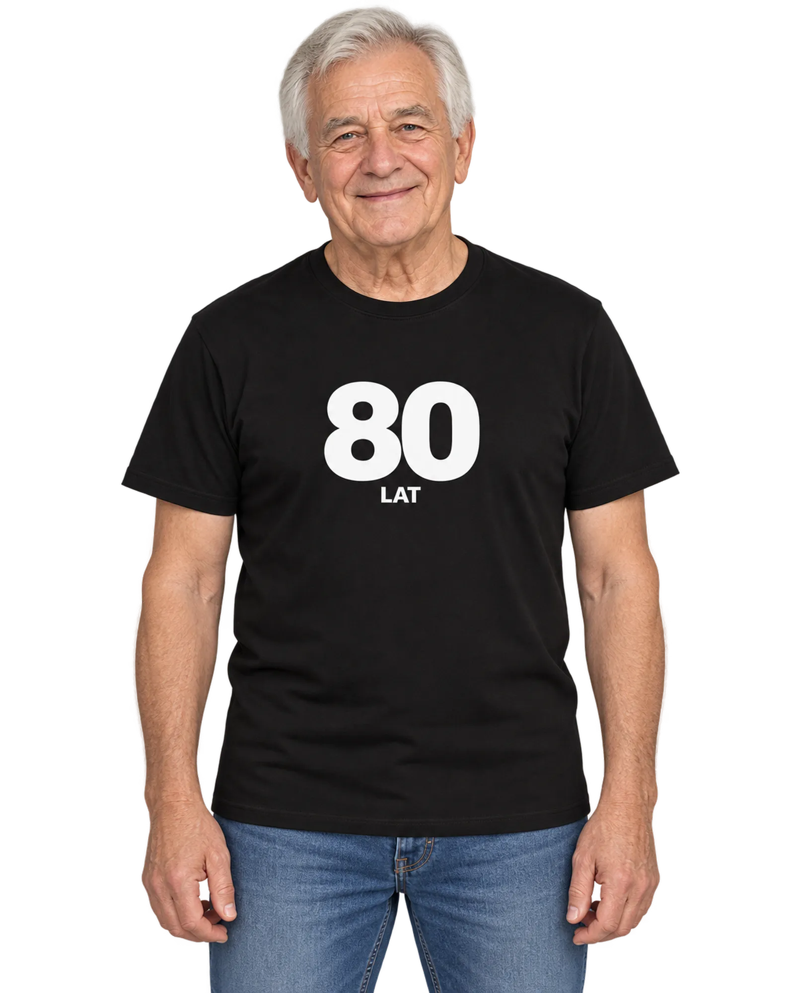 Koszulki męskie na 80 urodziny